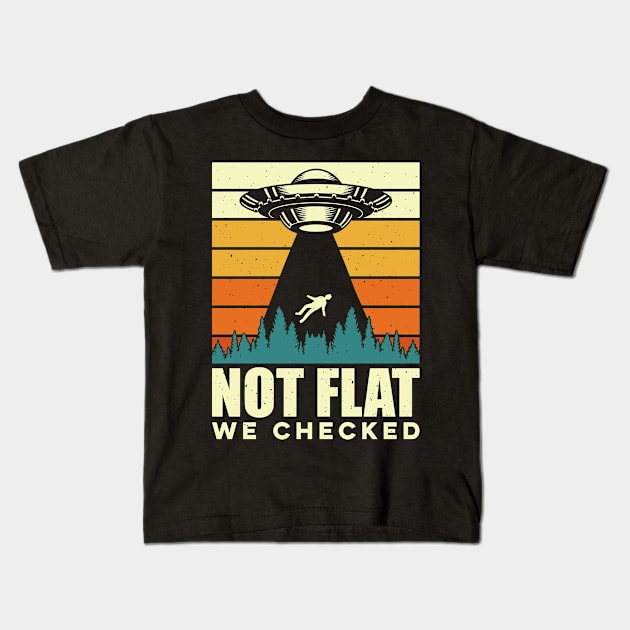 Not flat we checked Kids T-Shirt by Dylante